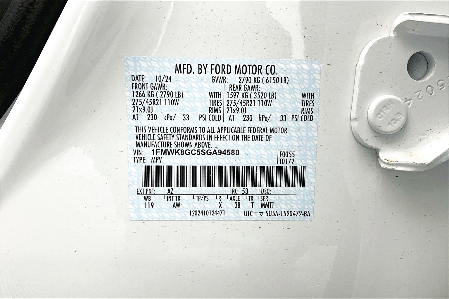 New 2025 Ford Explorer ST 4D Sport Utility in Lawrence #FL10833